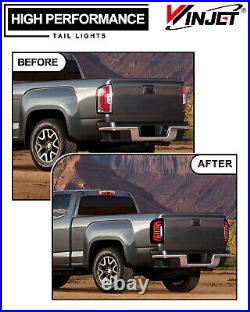Smoke LED Tail Lights For 2015-2022 Chevy Colorado/GMC Canyon Turn Signal Lamps