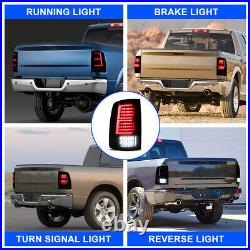 Smoke LED Tail Lights For 2019-2023 Dodge Ram 1500 Classic Rear Turn Signal Lamp
