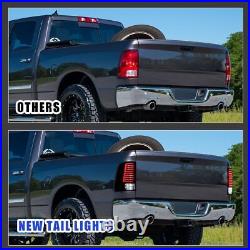 Smoke LED Tail Lights For 2019-2023 Dodge Ram 1500 Classic Rear Turn Signal Lamp