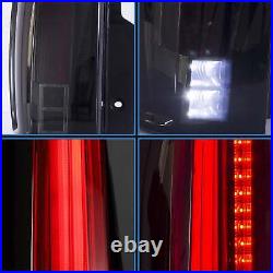 Smoke LED Tail Lights For Chevrolet Tahoe Suburban 2015-2020 Rear Brake Lamps