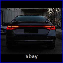 Smoke LED Tail Lights For Honda Accord 2023 2024 2025 With trunk Sequential Rear