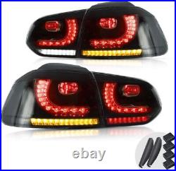 Smoke LED Tail Lights Kit for Volkswagen Golf 6 VW MK6 2010-2014 Left+Right side