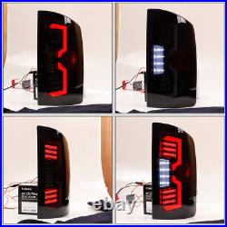 Smoke LED Tail Lights for 02-06 Dodge Ram 1500 2500 3500 Sequential Turn Signal