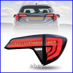 Smoke LED Tail Lights for Honda HR-V 2016-2022 Sequential Animation Rear Lamps