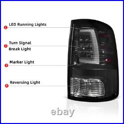 Smoke Lens LED Tail Lights Fits 2009-2018 Dodge Ram 1500 2500 3500 Tail Lamps