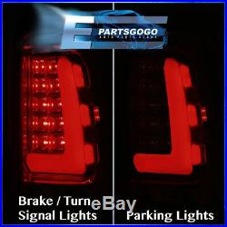 Smoke Lens LED Tube Tail Lights Lamps For 1999-2006 Chevy Silverado GMC Sierra