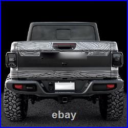 Smoke Pair LED Tail Lights Replacement For Jeep Gladiator JT 2020 2021 2022 2023