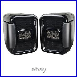 Smoke Pair LED Tail Lights Replacement For Jeep Gladiator JT 2020 2021 2022 2023