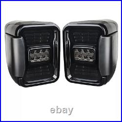 Smoke Pair LED Tail Lights Replacement For Jeep Gladiator JT 2020 2021 2022 2023