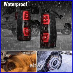 Smoke Sequential For 2007-2014 Chevy Suburban Tahoe LED Tail Lights Brake Rear