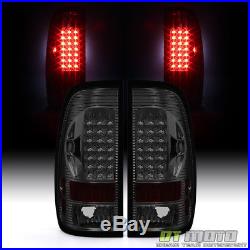Smoked 1997-2003 Ford 150 99-07 F250 F350 Superduty LED Tail Lights Brake Lamps