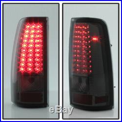 Smoked 2003-2006 Chevy Silverado 1500 2500 3500 LED Tail Lights Lamps Left+Right