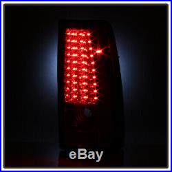Smoked 2003-2006 Chevy Silverado 1500 2500 3500 LED Tail Lights Lamps Left+Right