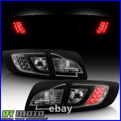 Smoked 2003-2008 Mazda 3 Mazda3 Lumileds LED Tail Lights Brake Lamps Left+Right