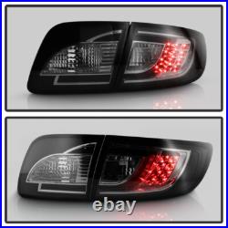 Smoked 2003-2008 Mazda 3 Mazda3 Lumileds LED Tail Lights Brake Lamps Left+Right
