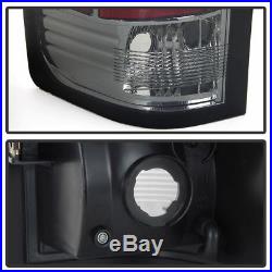 Smoked 2007-2013 Chevy Silverado LED Tail Lights Lamps Left+Right Aftermarket
