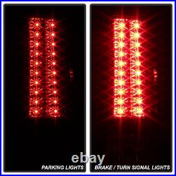 Smoked 2007-2013 GMC Sierra Lumileds LED Tail Lights Rear Brake Lamps Left+Right