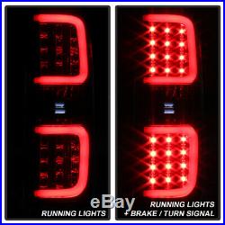 Smoked 2009-2014 Ford F150 F-150 LED Tube Tail Lights Lamps Left+Right 09-14