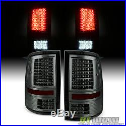 Smoked 2009-2018 Dodge Ram 1500 10-18 2500 3500 Full LED Tail Lights Brake Lamps