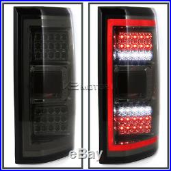 Smoked 2015-2017 Ford F150 Rear Brake Full LED Tail Lights withLED Daytime Tube