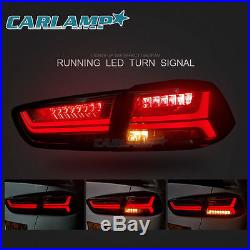Smoked Black Audi Style LED Tail Lights For Mitsubushi Lancer / EVO X Rear Lamp
