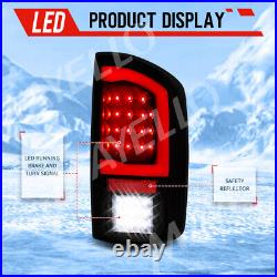 Smoked Black For 2002 2003-2006 Dodge Ram 1500 2500 3500 LED Tail Lights Red DRL