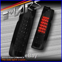 Smoked Black Full LED Tail Lights & LED Indicator for TOYOTA HIACE VAN 04-18