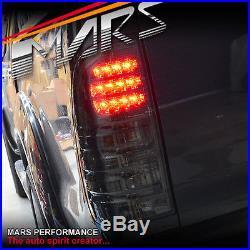 Smoked Black LED Tail Lights TOYOTA HILUX UTE 04-15 Tail light TRD SR5 Taillight