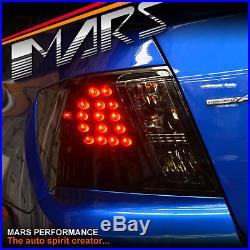 Smoked Black LED Tail Lights for Subaru Impreza Sedan GE GH 07-13 WRX STi RS RX