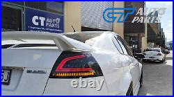 Smoked Dynamic Signal LED Tail Lights for Holden Commodore VE Sedan Omega SV6