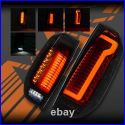 Smoked Full LED Sequential Indicator Tail Lights for Nissan Navara Frontier D40