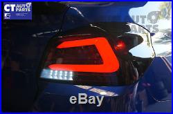 Smoked Full LED Tail lights for 2015+ Subaru WRX STI Dynamic Signal
