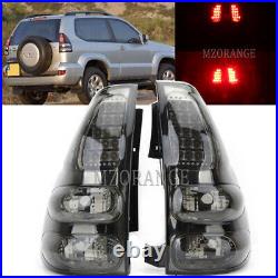 Smoked LED Rear Tail Lights For Toyota Land Cruiser FJ120 LC120 Prado 2003-2009