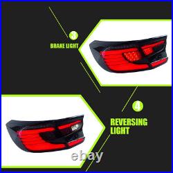 Smoked LED Tail Lights Assembly For Honda Accord 2018-2022 Sequential Signal