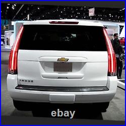 Smoked LED Tail Lights Assemby for 2015-2020 Chevrolet Tahoe Suburban Rear Lamps