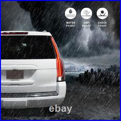Smoked LED Tail Lights Assemby for 2015-2020 Chevrolet Tahoe Suburban Rear Lamps