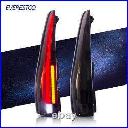 Smoked LED Tail Lights For 2007-2014 GMC Yukon Chevy Chevrolet Suburban Tahoe