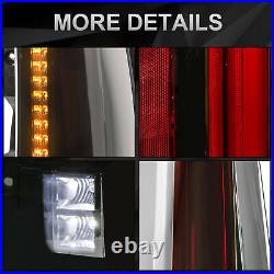 Smoked LED Tail Lights For 2007-2014 GMC Yukon Chevy Chevrolet Suburban Tahoe