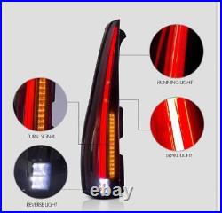 Smoked LED Tail Lights For 2007-2014 GMC Yukon Chevy Chevrolet Suburban Tahoe