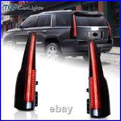 Smoked LED Tail Lights For 2015-2020 Chevrolet Tahoe/Suburban(Cadillac Style)