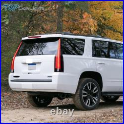 Smoked LED Tail Lights For 2015-2020 Chevrolet Tahoe/Suburban(Cadillac Style)
