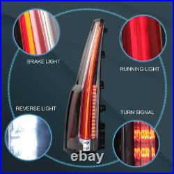 Smoked LED Tail Lights For 2015-2020 Chevrolet Tahoe Suburban Rear Lamps 1pair