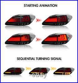 Smoked LED Tail Lights For Lexus RX350 RX450 RX270 2009-2015 Rear Lamp Assemblly