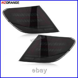 Smoked LED Tail Lights For Mercedes Benz W204 C200 C250 C300 2007 2008 2009-2014