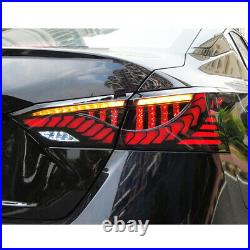 Smoked LED Tail Lights For Nissan Altima 2020-2021 Rear Lamp Start up Animation