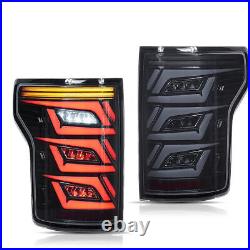 Smoked LED Tail Lights Rear Lamps Brake For Ford F150 F-150 2015 2016 2017-2020