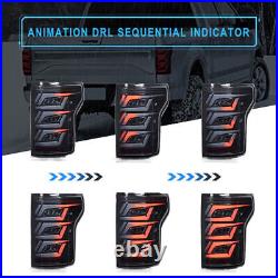 Smoked LED Tail Lights Rear Lamps Brake For Ford F150 F-150 2015 2016 2017-2020