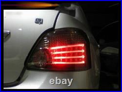 Smoked LED Tail Lights Rear Lamps For Toyota Yaris NCP93 2007-2011 Sedan Pair