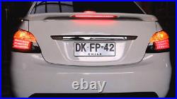 Smoked LED Tail Lights Rear Lamps For Toyota Yaris NCP93 2007-2011 Sedan Pair