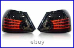 Smoked LED Tail Lights Rear Lamps For Toyota Yaris NCP93 2007-2011 Sedan Pair